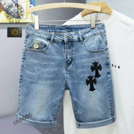 Picture of Chrome Hearts Short Jeans _SKUChromeHeartsJeanPantssz28-3825t0114482